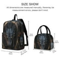 thumbnail image 2 of ALAZA Backpack Set Cool Artistic Dragon Elementary School Bags Student BookBag with Lunch Bag, 2 of 6