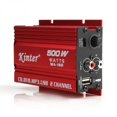 thumbnail image 2 of MA150 500W Car Motorcycle 12V 2CH 2 Channel Audio AMP Amplifier Subwoofer, 2 of 7