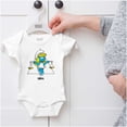thumbnail image 5 of Smurfette Libra Scales Zodiac Sign Romper Boys or Girls Infant Baby Brisco Brands NB, 5 of 6