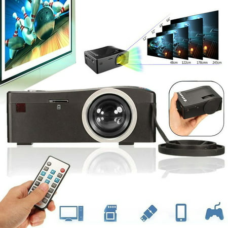 Video Projector Full HD 1080P Home Theater LED Mini Multimedia Projector Cinema USB TV