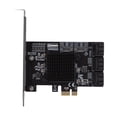 thumbnail image 1 of Tarjeta SATA PCIE integrada PCIE 1X interfaz 8xSATA3.0 interfaces de salida tarjetas de expansión para Win 10, 1 of 8
