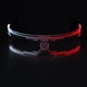 thumbnail image 3 of Gafas Con Visera LED Que Se Iluminan En 7 Colores, 4 Modos Cyberpunk, Cosplay Luminoso Futurista Para Clubes, Fiestas De Navidad, 3 of 7