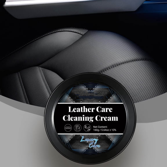 HomeKingdee Leather Cleaner & Conditioner Cream - Restores Scuffs & Scratches, Protective Barrier Paste for Automotive Interiors, Furniture, Boots Leather Care Kit