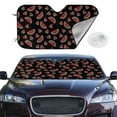 thumbnail image 2 of Haiem Watermelon Car Windshield Sun Shade - Blocks UV Rays Sun Visor Protector, Sunshade to Keep Your Vehicle Cool, Universal Fit SUV Van Sedan-Medium, 2 of 7