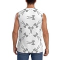 thumbnail image 4 of Pofeuu Antenna Icon Print Men's Muscle T-Shirt, Sleeveless, Muscle Tank, Classic Muscle Tee Top For Men Casual Sleeveless Muscle T-Shirt Trendy Clothes-X-Large, 4 of 7