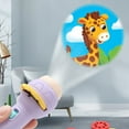 thumbnail image 3 of 1 Set Projector Toy Manual Early Educational Plastic Sturdy Slide Flashlight Toy for Bedtime, 3 of 8