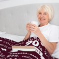 thumbnail image 3 of Yibo 60th Birthday Gifts for Her Blanket Flannel Soft and Comfortable Anti-static Bed Sofa Blanket, 3 of 7