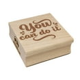 thumbnail image 1 of You Can Do It Motivational Square Rubber Stamp Stamping Scrapbooking Crafting - Medium 1.75in, 1 of 7