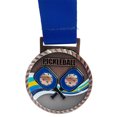 thumbnail image 3 of Medalla Ganadores Metal Pickleball 6 8 Cm para Competiciones Juegos (Cobre), 3 of 4