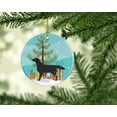 thumbnail image 2 of Carolines Treasures BB2926CO1 Black Labrador Retriever Merry Christmas Tree Ceramic Ornament, 2 of 2