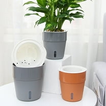 Travelwant Self Watering Planter Pots, African Violet Pots for Indoor Outdoor Windowsill Gardens, Self Aerating, High Drainage, Deep Reservoir