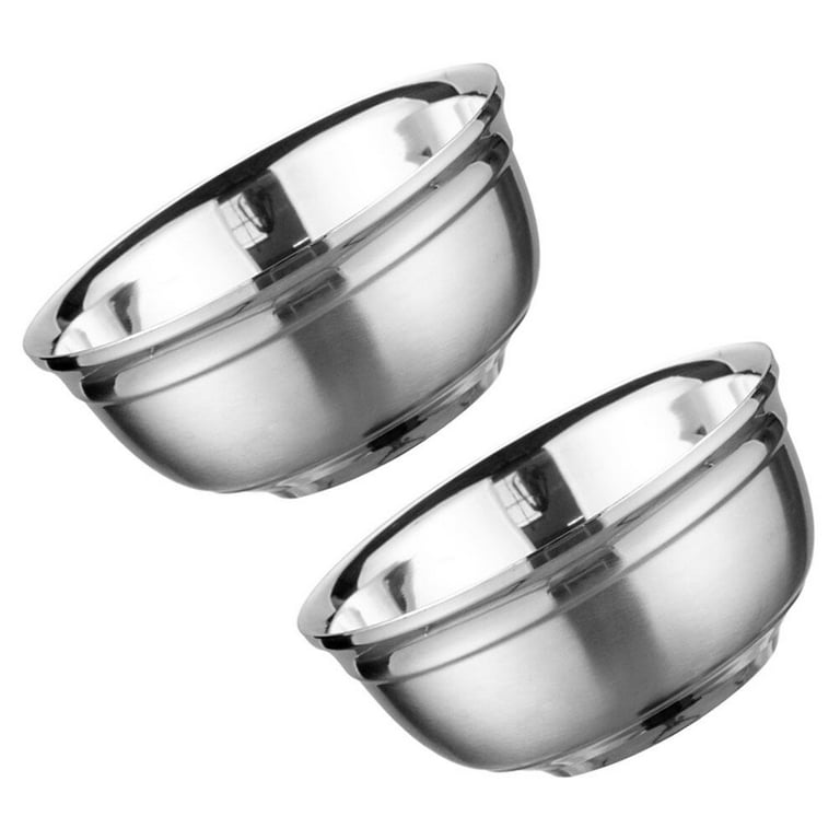 Stainless Steel Double-Wall Vacuum Insulated Bowl, 24 oz, Perfect Bowls for Serving Ice Cream or Hot Soup (1 Pack, Stainless Steel)