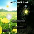 thumbnail image 3 of Outdoor Solar Garden Stake Lights LED Color-changing Solar Powered Decorative in-ground landscape lighting for Garden Patio Lawn Pathway Backyard Decorations Multi-Color Figurine Dandelion, 3 of 6
