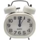 thumbnail image 2 of Retro Silent Quartz Alarm Clock, Morning Alarm Clock Travel Bedside Analog Clock Dual Bell Metal, 2 of 5