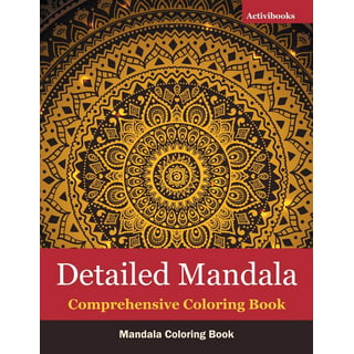 50 Amazing Mandalas Coloring Book For Adults: An Adult Coloring Book With  50 Big And Detailed Mandala Designs, High-Quality Paper, White Background