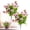 D, variant on 2PCS Artificial Eucalyptus Violet Flowers, Multiple Color Fake Lily Stems, 35cm Long Stem Bouquet for Outdoor Spring Decor, Courtyard, Home Living Room & Wedding Table Arrangements