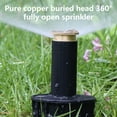 thumbnail image 2 of Copper Underground 360 Degree Rotating Sprinkler Head for Efficient Irrigation, 2 of 7