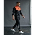thumbnail image 3 of Men Velocity Tracksuit Active Jogging suit GYM Striped Jogger Top and Bottom Outfit, 3 of 10