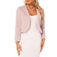 thumbnail image 1 of CHAQUETA CORTA ABIERTA INSPIRADA EN CHIC PARA MUJER, BOLERO DE FALSO PIEL DE MANGA LARGA, ABRIGO DE INVIERNO, COLOR ROSA, 1 of 6