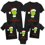 Christmas Grinch Casual Unisex The Child T Shirt Christmas Family T-Shirts Family Gift Print Short Sleeve