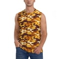 thumbnail image 1 of Balery Desert Camouflage Camisetas sin mangas para hombre, absorbe la humedad y protege contra el mal olor.-Small, 1 of 7