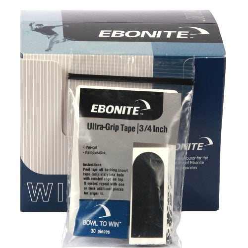 Ebonite Ultra Grip Black 1" bowling tape 30 count package 