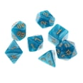 thumbnail image 1 of Guardoinrt 7 Pcs dés Polyédriques pour (00-90 et 0-9), un D8, un dés Jeux de Fête, 1 of 6