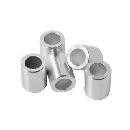 

Aluminum Spacer 1/2 OD x 5/16 ID x Choose Your Length Round Spacer Unthreaded Standoff Bushing Plain Finish Fits screws bolts 5/16 or M8 by (5/8 Length 50 Pack)