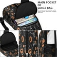 thumbnail image 4 of Sling Backpack,Halloween Skeletons and Pumpkins Crossbody Bag with Water Bottle Holder,Waterproof Sling Bag for Men/Women with Chest Phone Holder for Hiking,Travel, 4 of 6