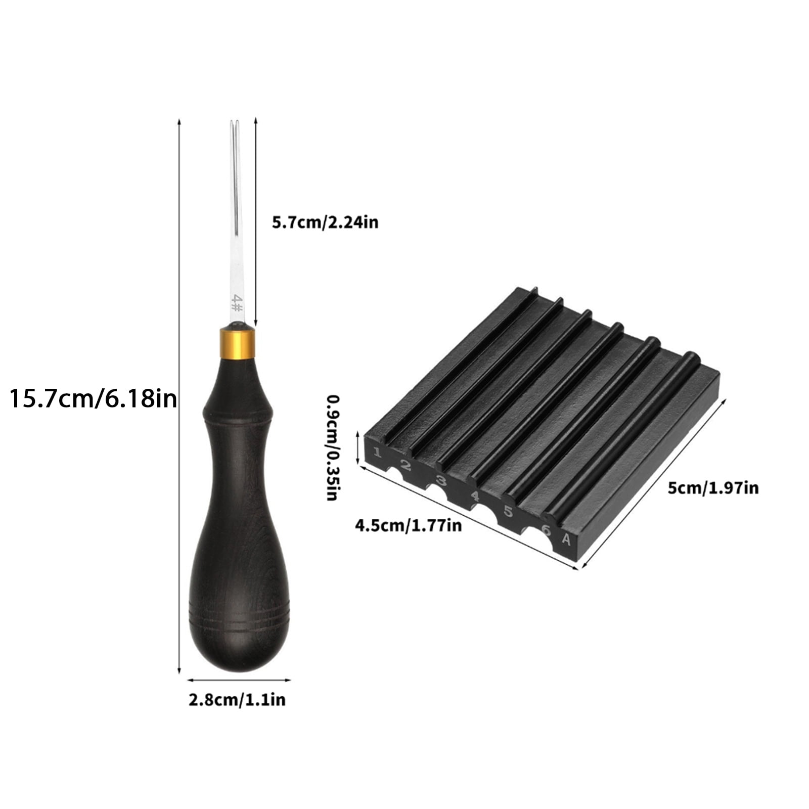 Leather Beveler Sharpen Leather Cutter Head Sharpen Leather Edges Bevelers Grinding Tool for Leather Craft