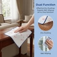 thumbnail image 6 of Unique Bargains 6 Pack Reusable Cute Pattern Quick Dry Dish Cloths Blue 12" x 12", 6 of 8