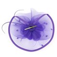thumbnail image 5 of LEKODE Women's Fascinators Fascinators for Women Fashion Hats for Women Head Piece for Women Ladies Hats Fasteners Hats for Women Tea Party Accessories for Women Purple One Size, 5 of 7