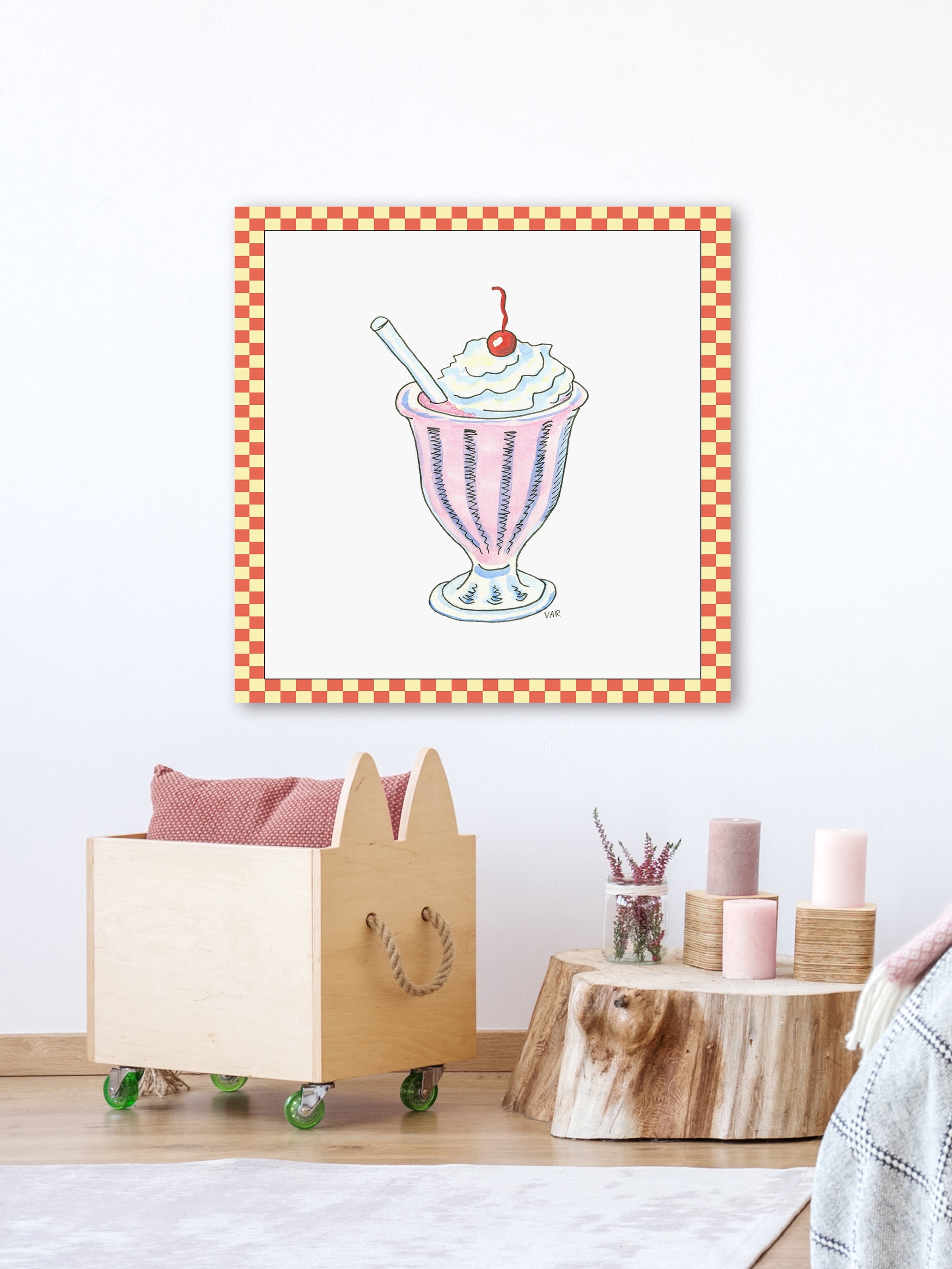 Marmont Hill Ice Cream Parlor II Canvas Wall Art