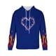 thumbnail image 5 of Sudadera con capucha para hombre, informal, a la moda, con estampado, con cordón, de manga larga, de poliéster, 5 of 5