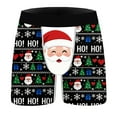 thumbnail image 4 of EliteGoogv Graphic Underwear for Men Funny Graphic Boxers Novelty print Christmas Men Shorts Black L, 4 of 4