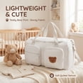thumbnail image 3 of Hospital Maternity Bag Large Capacity Duffel Tote Diaper Tote Bags with Shoulder Strap and Multiple Pockets Multipurpose for Travel Labor Delivery, 3 of 9
