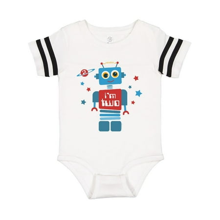 

Inktastic Robot 2nd Birthday Gift Baby Boy Bodysuit