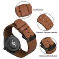 thumbnail image 3 of Genuine Leather Watch Band for Men and Women,20mm Quick Release Premium Replacement Watch Strap, 3 of 7
