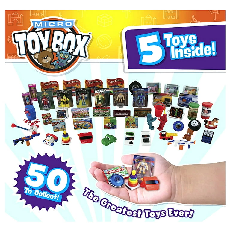World's Smallest Micro Toy Box Series 1 Mystery Pack (5 RANDOM Figures