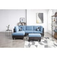 thumbnail image 3 of Nathaniel Home Bonded Leather Champion Sectional Set with Ottoman, Multiple Colors, 3 of 3