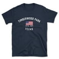 thumbnail image 1 of Timberwood Park Texas Patriot Men's Cotton T-Shirt, 1 of 1