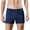 Royal Blue, variant on HEVIRGO Soutong Sollid Color Men Underpants Side Pockets Comfy Elastic Waist Loose Boxer Underwear for Inside Wear,Black M