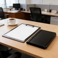 thumbnail image 4 of Aufmer Foldable A4 Size Clipboard File Folder Expanding Document Organizer With Elastic Strap For School Office Business People(Black), 4 of 6