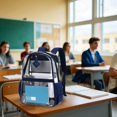 thumbnail image 2 of Ediodpoh Transparent Backpack Large Capacity Lightweight School College Bookbag With Adjustable Straps Durable Clear Backpack For Students B, 2 of 4