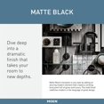 thumbnail image 3 of Moen T2902EPBL Gibson Posi-Temp Pressure Balancing Eco-Performance Modern Shower Only Trim, Valve Required, Matte Black, 3 of 4