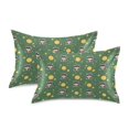 thumbnail image 2 of Cartoon Raccoon Pattern Standard Size Satin Pillowcase 20''x26'' Double-Sided Print Soft Wrinkle Resistant, 2 of 9