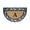 Monogram A, variant on Legendary Doormats 22" x 36" Monogrammed Half Moon Coir Doormat with Non Slip Rubber Border Design Custom Entrance Mat - Monogram A