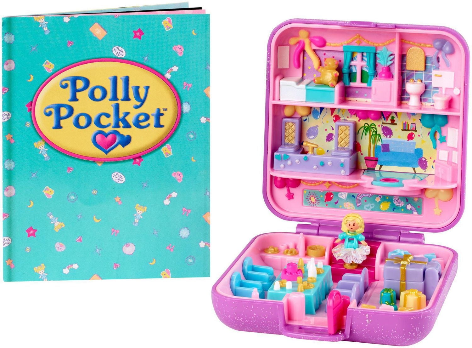 Polly Pocket Partytime Surprise Keepsake Compact - Walmart.ca
