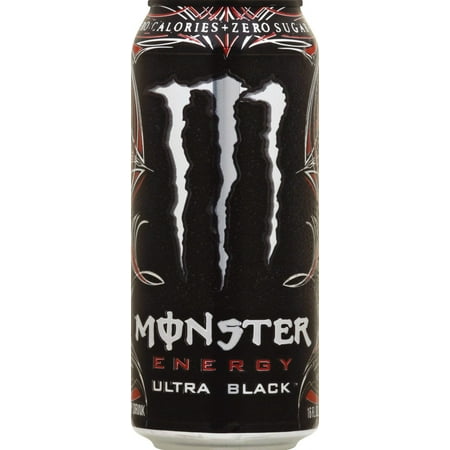 Ultra Black Energy Drink, 16 Fl Oz