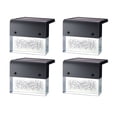 thumbnail image 1 of 4 paquetes de lámparas solares para vallas 2 modos de iluminación IP65 lámpara de pared impermeable Tomshoo Trajes de lámpara al aire libre, 1 of 5